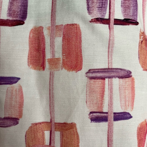 Ted Baker Men's Short Sleeve Fils Square Painted Print Casual Shirt NWT - Picture 4 of 5